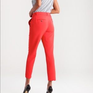 Banana Republic spring orange work pants